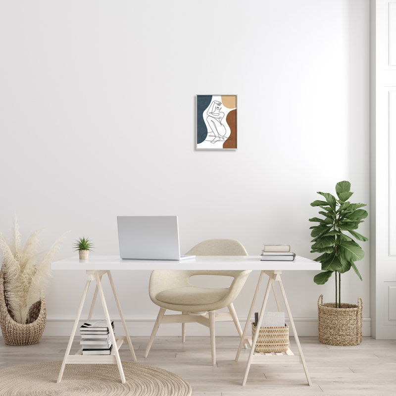 Femme nue - Impression sur toile, Estampe numérique Farmhouse, H 14 po x l 11 po x P 1,5 po