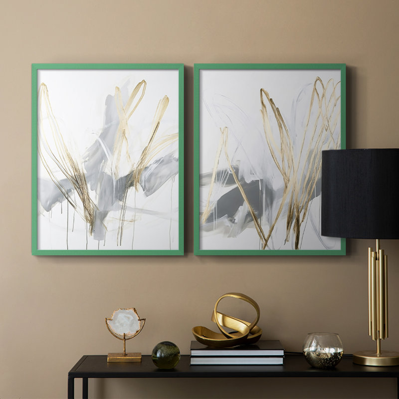 ABSTRACT Series DCCxxiii - reproduction encadrée de qualité supérieure - prête à être accrochée - aucun clou requis - aucun clou requis