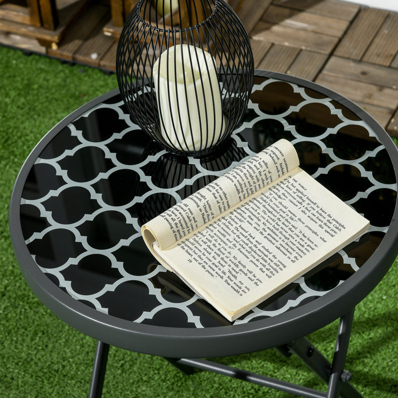 Ameet Glass Folding Table