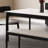 Wickman White + Black Rectangular Sintered Stone + Solid Wood Dining Table-125216977