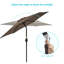 Parasol de marché 90 po Daljeet-811731588