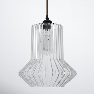 Montrose Single Light Glass Dimmable Pendant