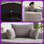 Chaise pivotante en mousse luxueusement moelleuse - Rotation à 360 ° sans effort et confort de type nuage pour les espaces de vie modernes-314234537