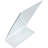 Angled L-shaped Sign Holder, 8.5” X 11”, Flexible Plastic, 3-pack