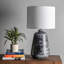 Lampe de table noire 27 po