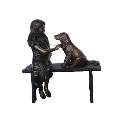 Sculpture en bronze coulé du Petit Guérisseur