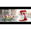 Accessoire de machine à crème glacée 2 pte pour batteurs sur socle KitchenAid, pour 4,5 pintes et plus - inclinable par GVode