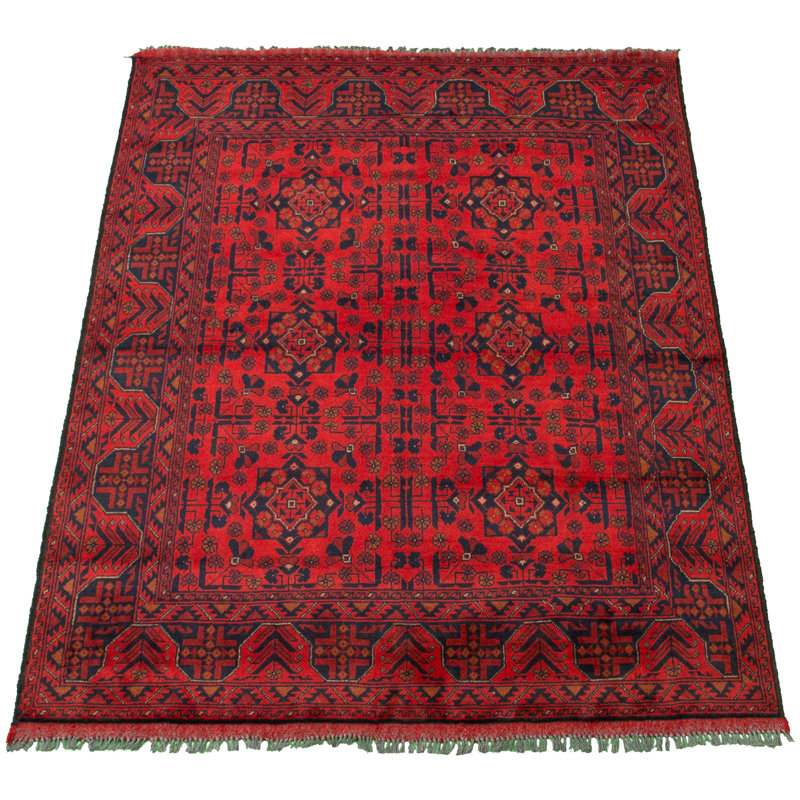 Tapis de la surface en laine 5 pi x 6 pi 7 po à la main one-of-kind-noué la 2010 esari turque Allaina