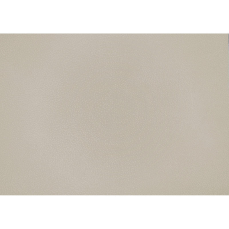 Cadre de grand lit beige avec tête de lit tapissier en similicuir de style classique et rails pour la chambre à coucher