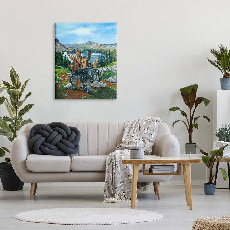 Conception d'art sur toile Stupell Industries par Wood West, H 40 po x l 30 po x P 1,5 po