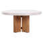 Java Outdoor Round Teak Dining Table-1954835074