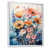 White Floater Framed