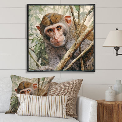 Wild Monkey IV sur toile
