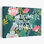 Lush Life I - turquoise, bleu, gris, art botanique