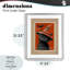 Timbre de chat noir rétro, impression sous verre, par Arlington Prints-1601967824-1601967829