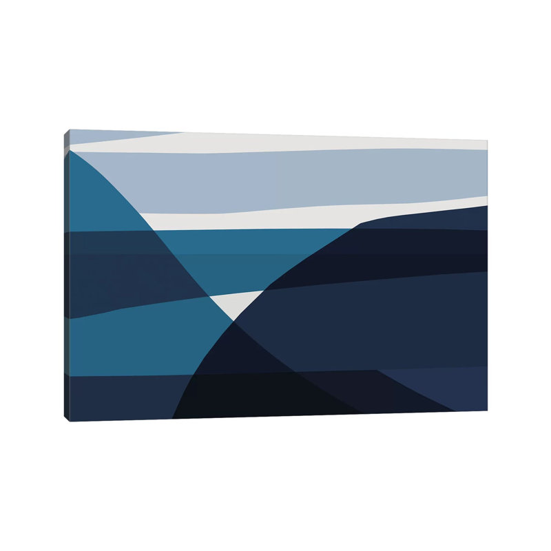 Oceans by Dan Hobday - Print on Canvas, 66.04 cm H x 45.72 cm W x 3.175 cm D, Wrapped Canvas