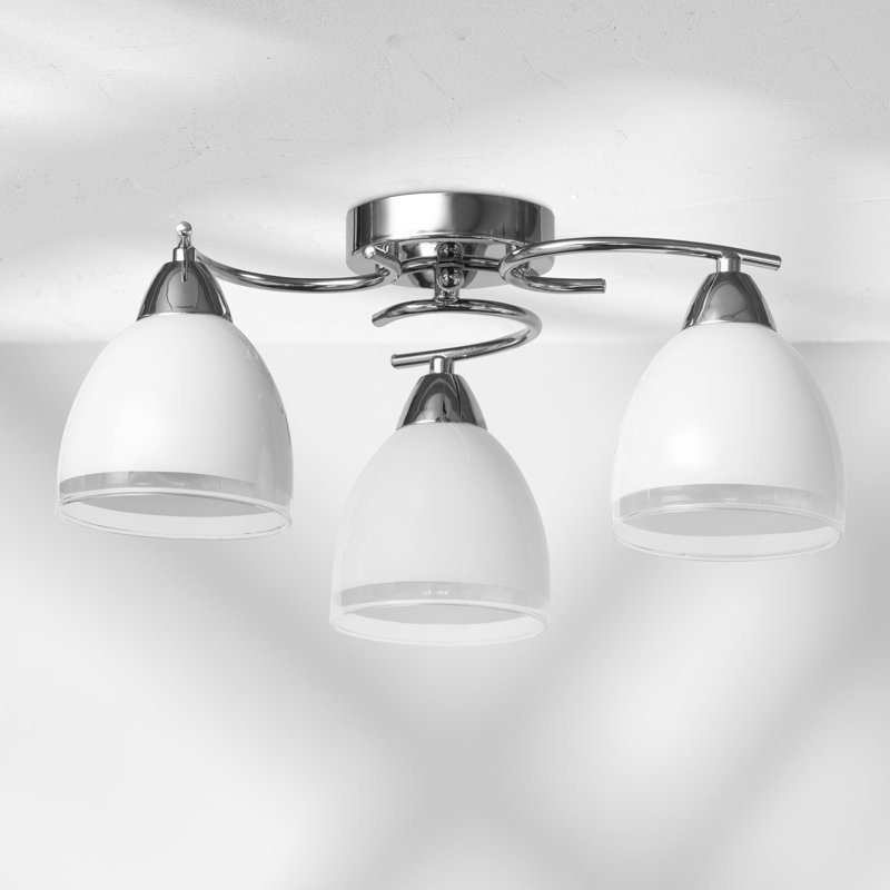 Astro Glass Semi Flush Mount