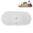 59" Streamline Clawfoot Tub,Tray,Drain, Clawfeet-101628978-102220279
