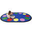 Tapis bleu éducatif touffeté à pois-1449476689