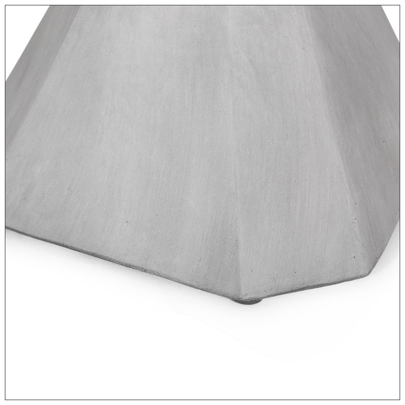 Table d'appoint d'extérieur en béton léger