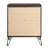 Dark Merlot 2-Drawer Nightstand With Hairpin Legs