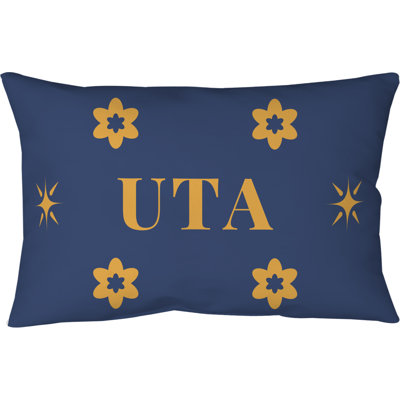 Coussin tissé et fermé Utah