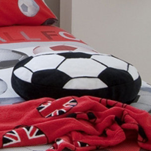 It's A Goal Football Shaped Cushion