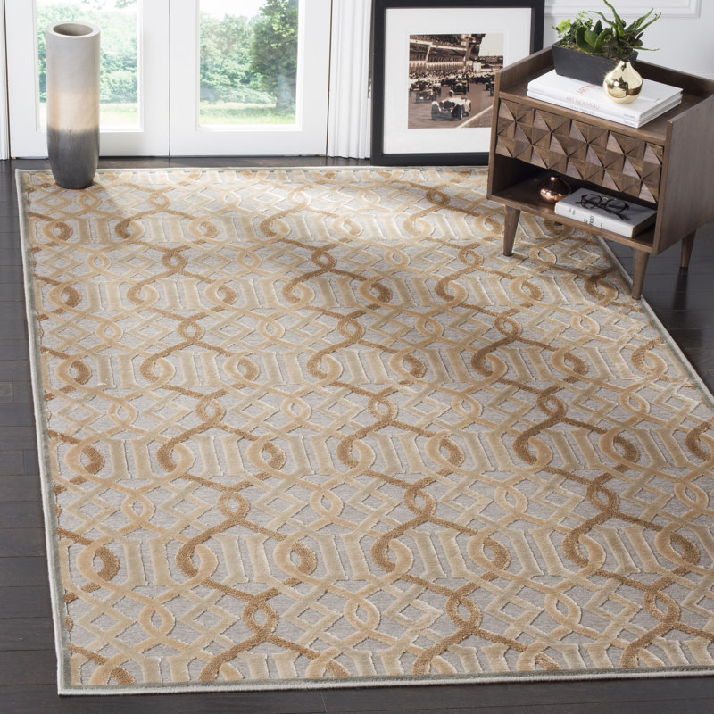 Van Wyck Paradise Viscose Geometric Rug, Runner 2'2" x 8'