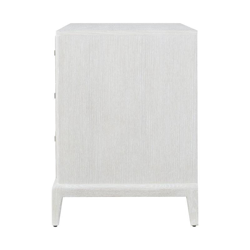 Worth Nightstand with Wallpaper, Sandbar