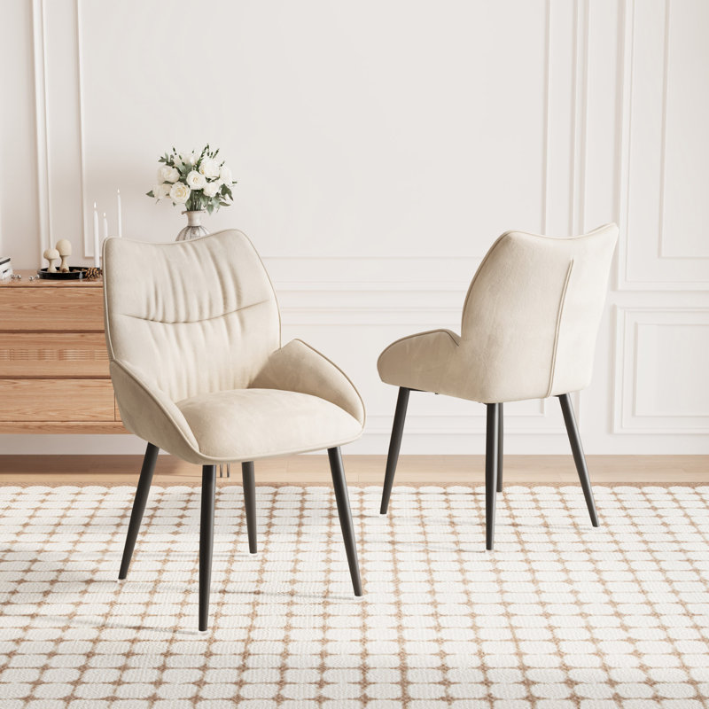 Ensemble de chaises de salle à manger Luxury, Gris, 2
