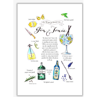 Gin And Tonic Recipe - Print