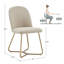 Chaise d'appoint rembourrée en lin Ainhoa-207985040
