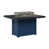Plateau martelé noir avec base bleu marine sélectionné