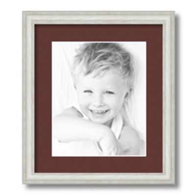 Wood Matte Picture Frame with Mat
