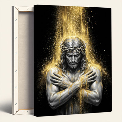Golden Light Canvas Wall Art Oil Painting Print Set Of 1