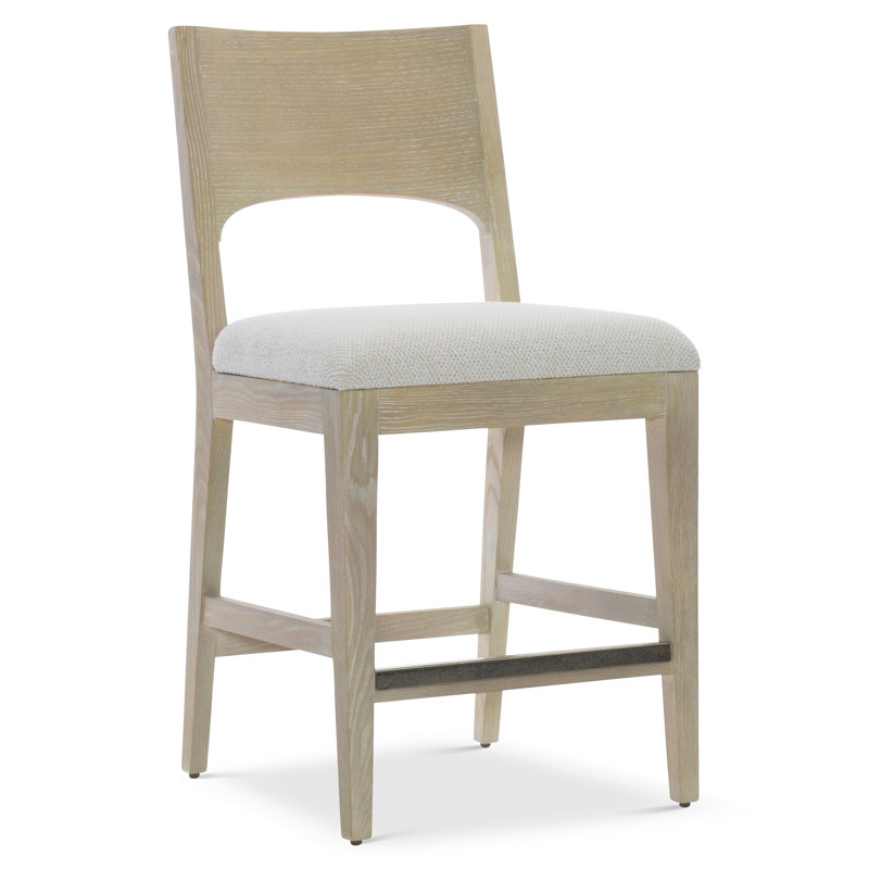 Solaria Upholstered Counter Stool with Solid Wood Frame, Counter Stool (24.5” Seat Height)
