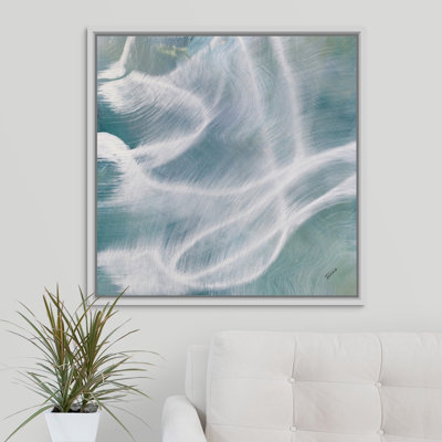 « blue aura i », peinture sur toile