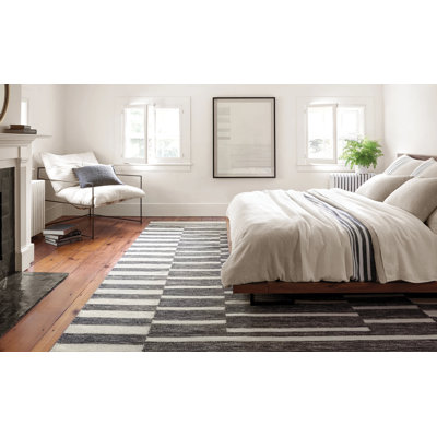 Linen Chenille Stripe Duvet Cover