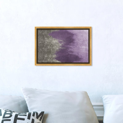 «Abstract Amethyst Waves», reproduction d'art