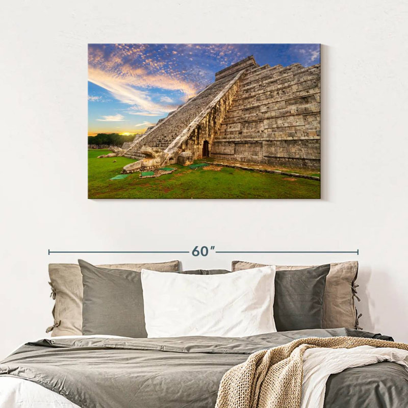 Adella Kukulcan Step Pyramid, 30" H x 45" W