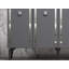 Console élégante, anthracite et argent, panneau de particules recouvert de mélamine à 100%, épaisseur: 0,7 pouce | Design élégant, parfait pour le salon ou le vestibule, moderne et fonctionnel-978737605