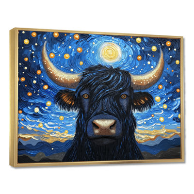 «Dynamic Storm of Yak» par Vincent I - art mural Yaks