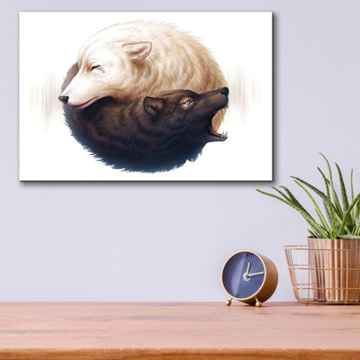 Épique «Yin and Yang» par JoJoesArt, verre acrylique «Yin and Yang» par JoJoes Art