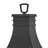 Beacon Hill Large Post Mount 3-Light Outdoor Lantern with Clear Seedy Glass (Post Sold Separately)
