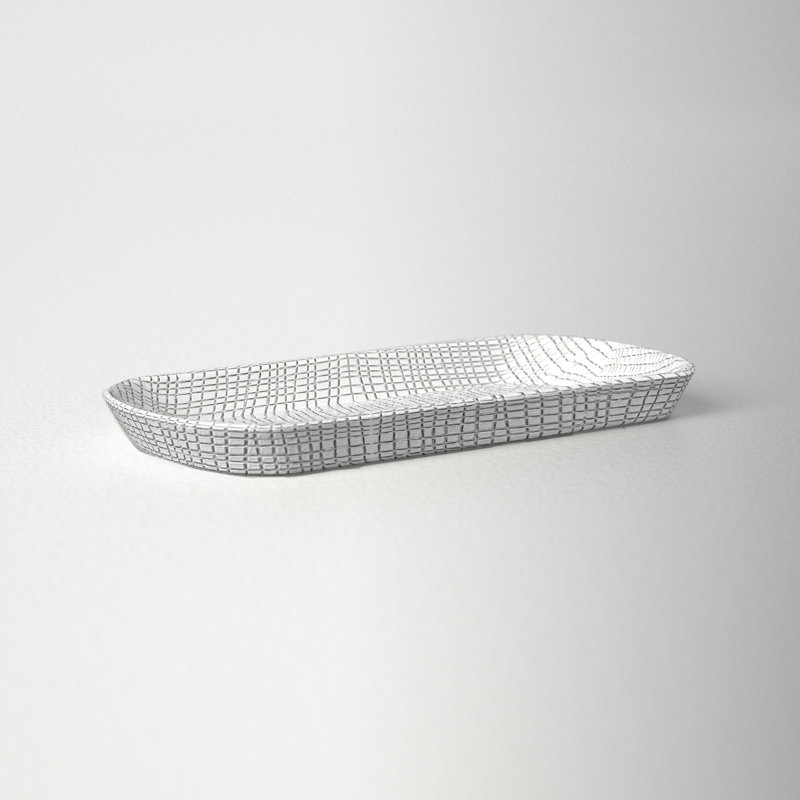 Jazmine Porcelain China Bathroom Tray