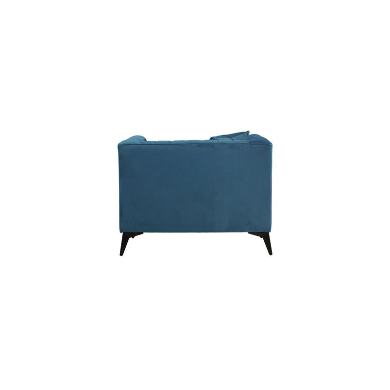 Upholstered Armchair, Blue