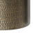 Corbin Metal Coffee Table, Boho Contemporary-Style Metal Drum Coffee Table For Living Room, Hammered Antique Gold