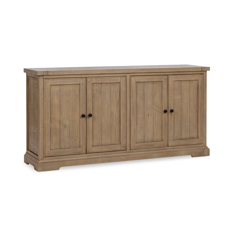 Vienna 4-Door Reclaimed Pine Wood Sideboard