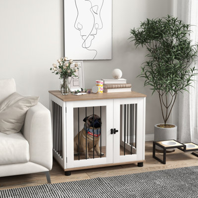 Ervene Steel Pet Crate with 2 Doors