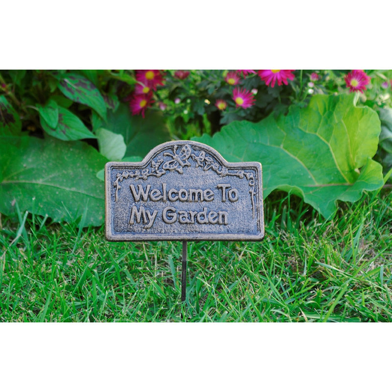 Wentzel, bienvenue dans mon jardin, Bronze antique